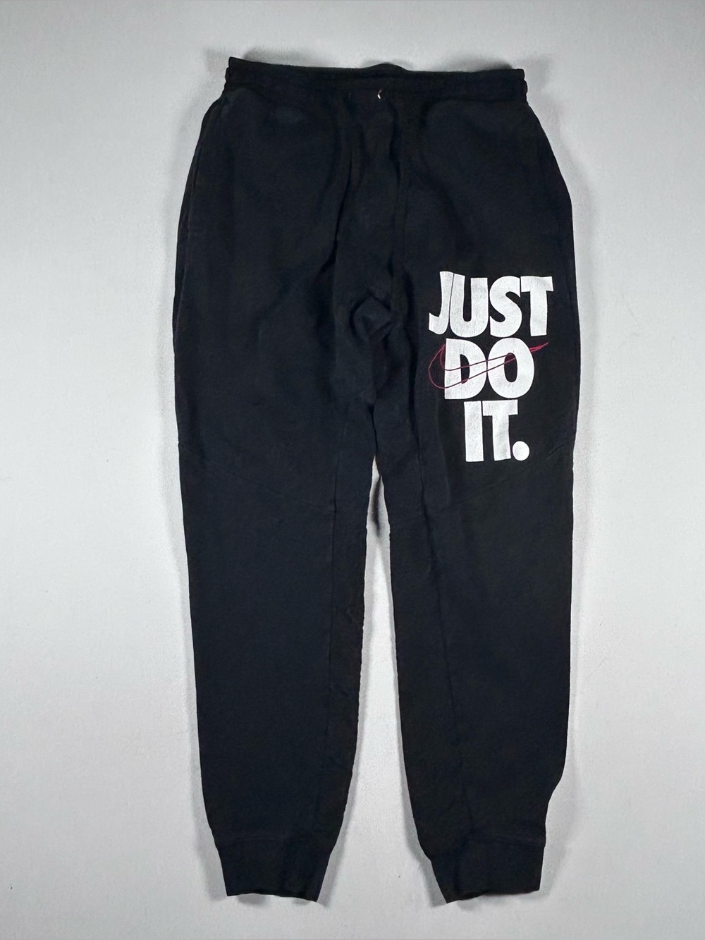 Mens Nike Athletic Gym Just Do It Jogger Fleece Pants Sweatpants Medium